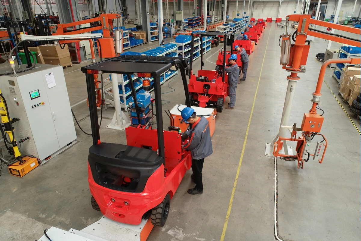 Noblelift Material Handling Australia production line