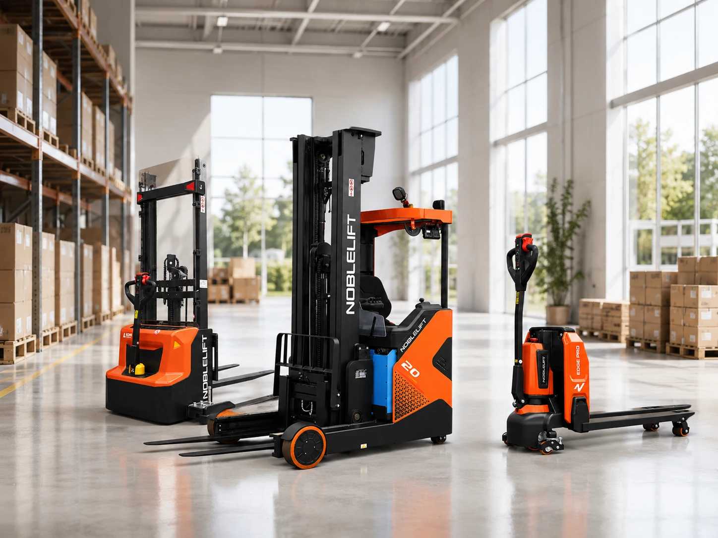 Noblelift Material Handling Australia lithium equipment range