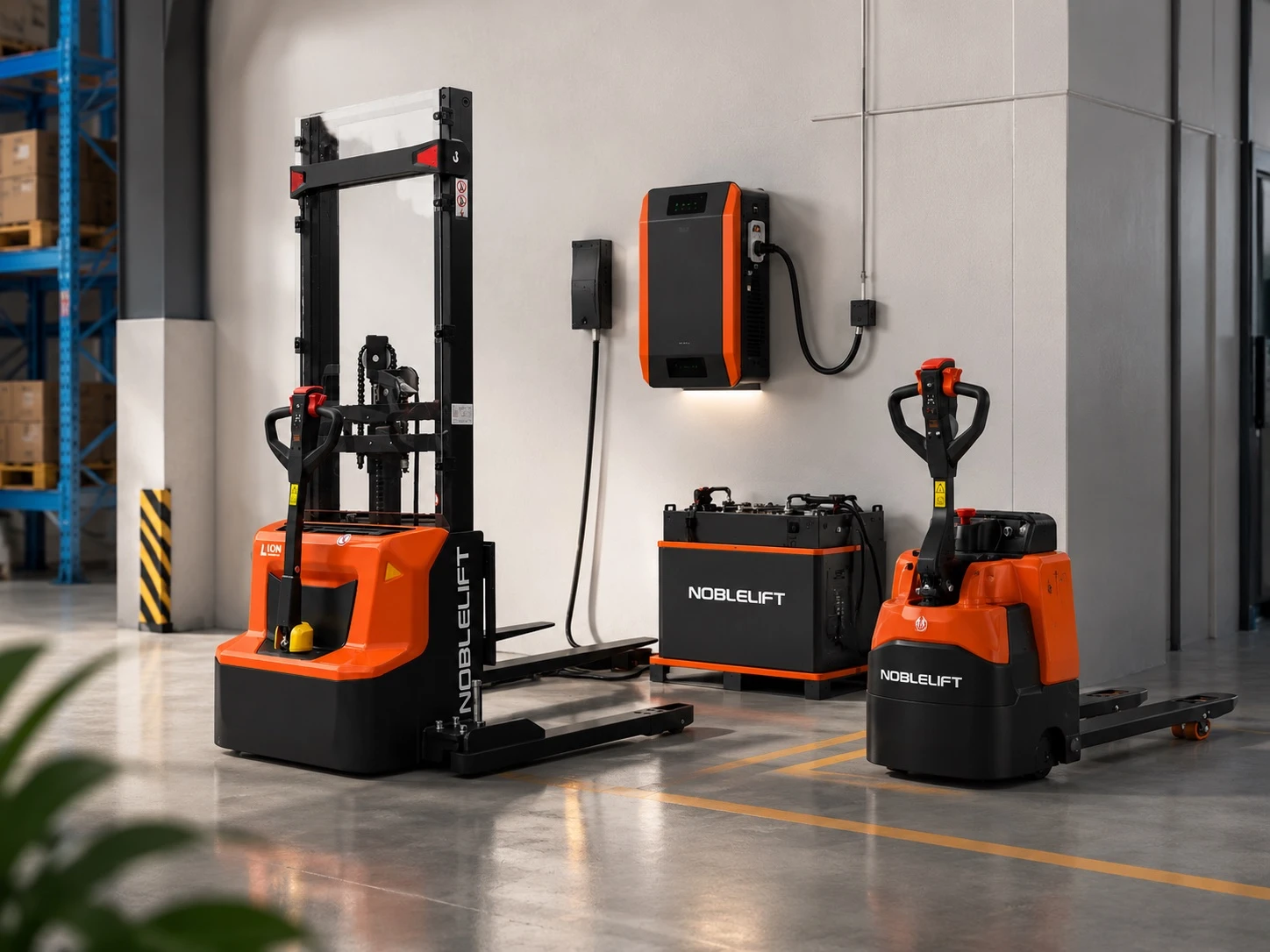 Noblelift Material Handling Australia electric equipment charging