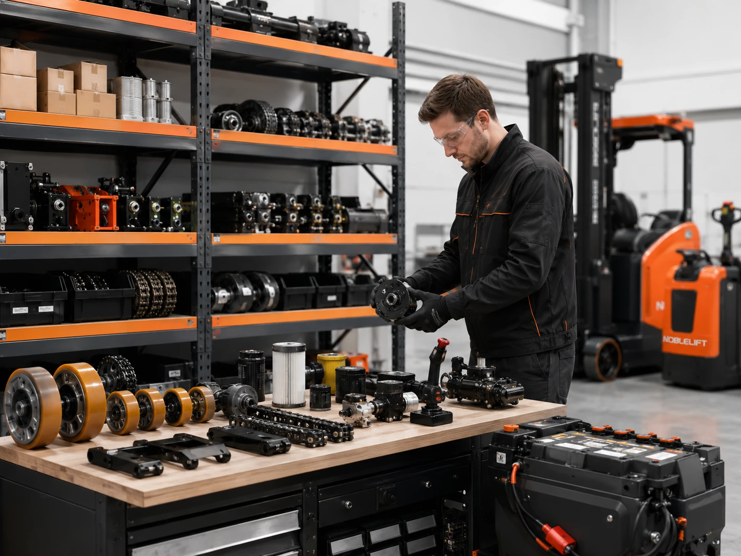 Noblelift Material Handling Australia parts support